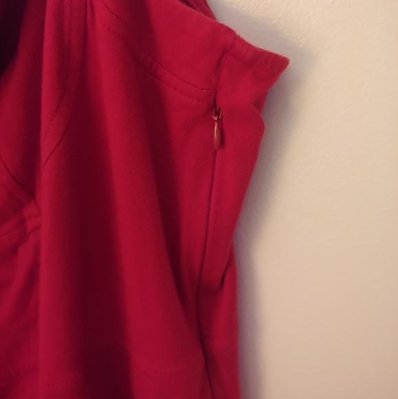 3X eShakti red maxi dress - Picture 5 of 8